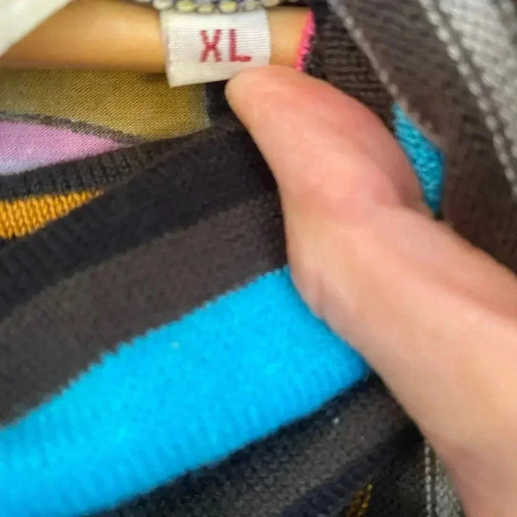 Savage Culture Womens Patchwork Cowl Neck Dress Size XL Pockets Art To Wear - Picture 12 of 14